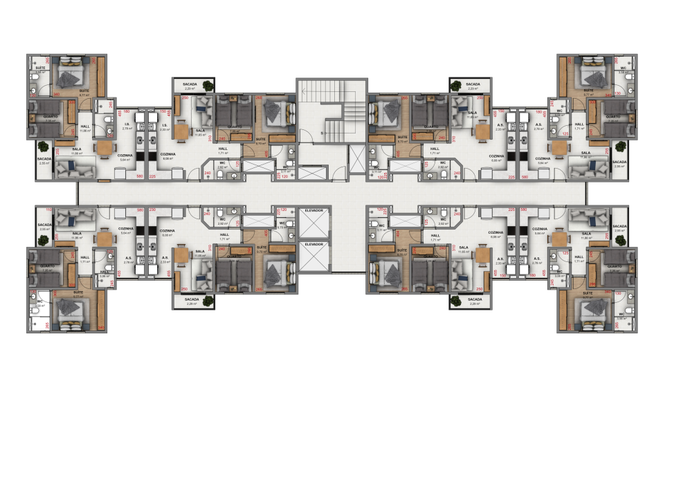 PLANTA HUMANIZADA_PAV. TIPO